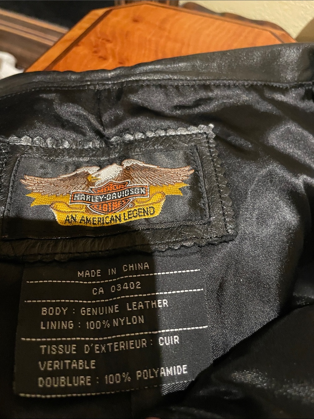 Harley-Davidson Leather Shorts • Y2K Biker Chic • Genuine Leather.Moto festival - Picture 9 of 15